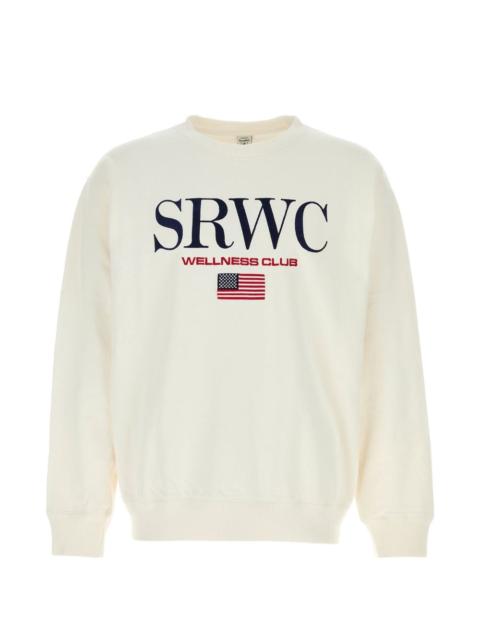 Sporty & Rich crew-neck embroidered sweatshirt