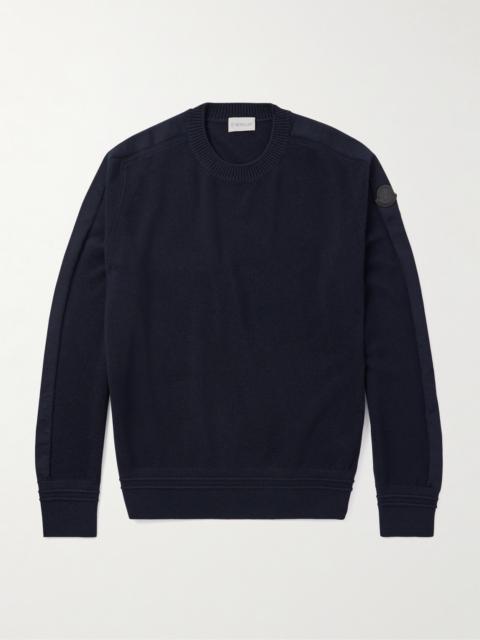 Moncler Logo-Appliquéd Wool Sweater