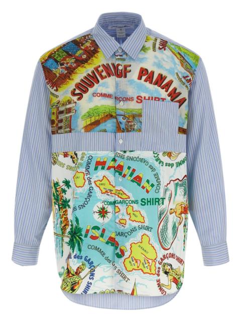 Comme des Garçons SHIRT striped patterned-insert shirt