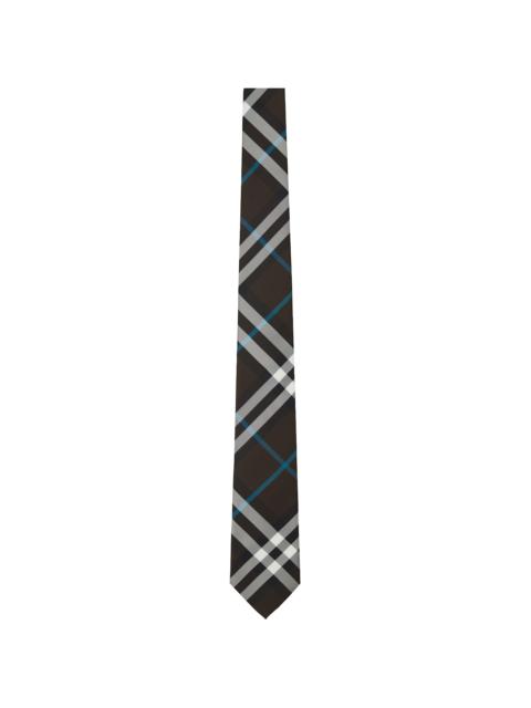 Burberry Multicolor Check Silk Tie