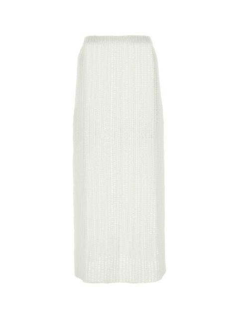 FERRAGAMO White cotton skirt