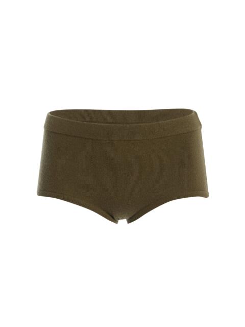 MICHAEL KORS COLLECTION Knit Cashmere-Blend Brief Shorts