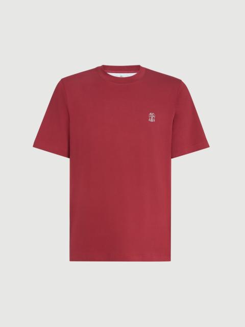 Brunello Cucinelli Cotton jersey crew neck T-shirt with logo