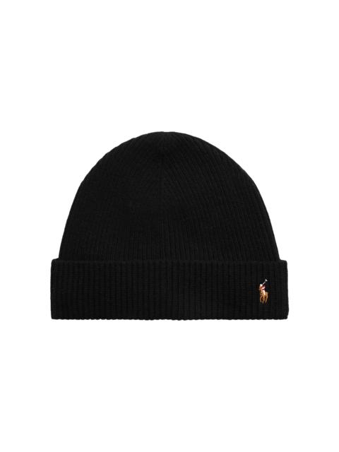Polo Ralph Lauren Signature Pony Wool-Blend Beanie "Hunter Navy" 100029953