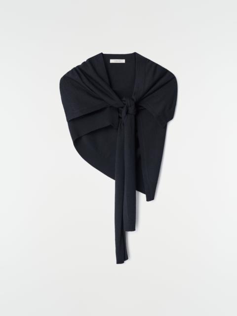 Lemaire TROMPE L'OEIL SCARF IN MERINO BLEND