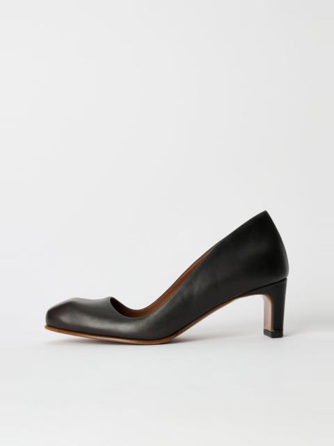 Our Legacy Karasu Pump Dark Chocolate Rich Calfskin