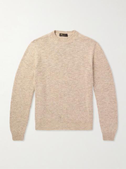 Loro Piana Silk, Cashmere and Linen-Blend Sweater