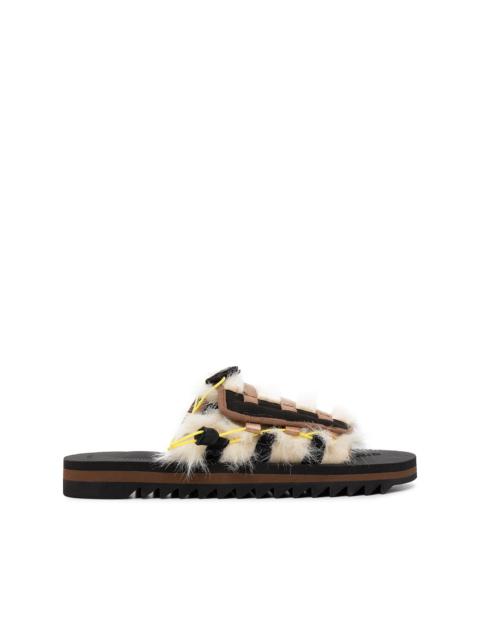 DAO-3AB faux fur sandals