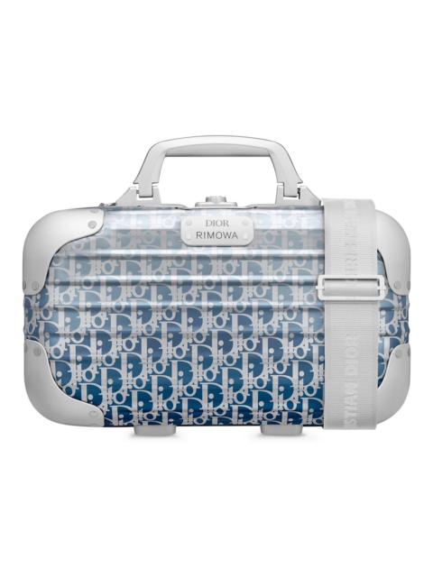 Dior Dior x RIMOWA Carry-On Case Aluminium Dior Oblique Blue Gradient