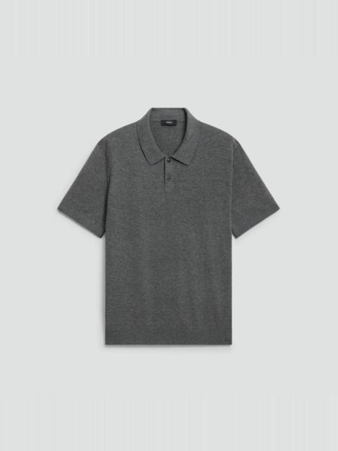 Theory Soris Polo Shirt in Light Bilen