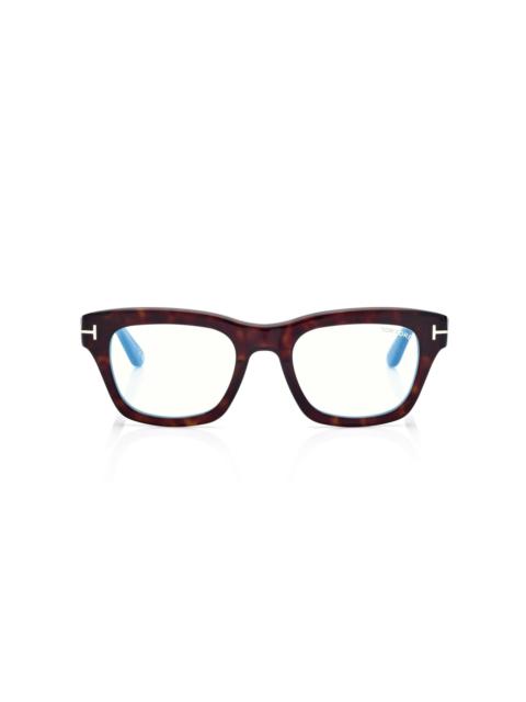 TOM FORD BLUE BLOCK RECTANGULAR OPTICALS