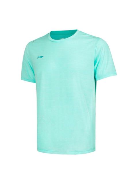 (WMNS) Li-Ning Logo Sports T-shirt 'Mint Green' ATSS600-1