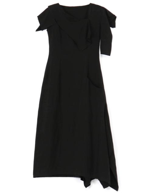 Yohji Yamamoto Flap Neckline Dress