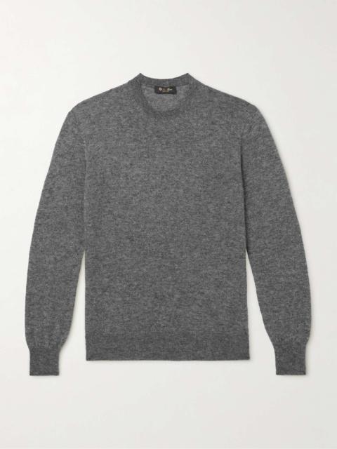 Brushed Cashmere and Silk-Blend Sweater