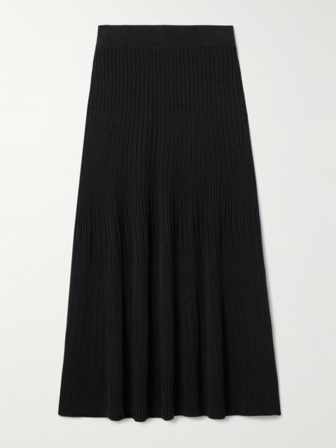 Altuzarra Ireene Ribbed-knit Midi Skirt