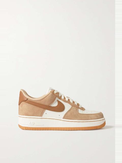 Nike Air Force 1 LXX leather and suede sneakers