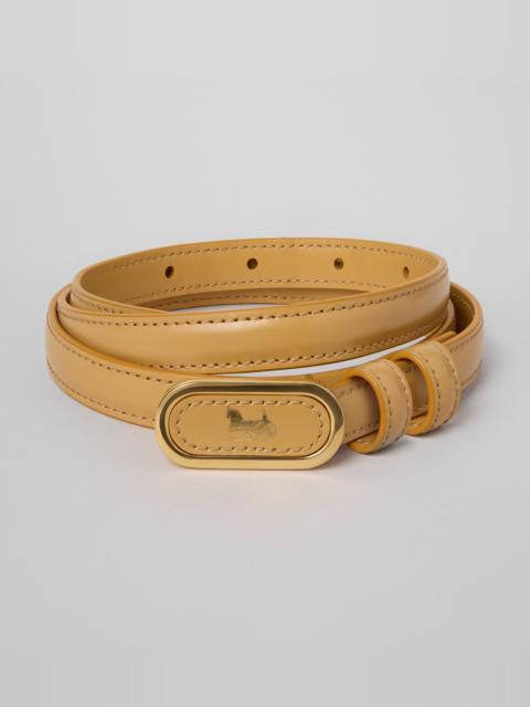 CELINE CHARIOT BELT 13 IN Taurillon Leather