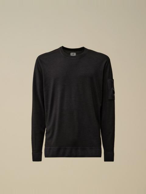 Merino Wool Fast Dyed Crew Neck Knit