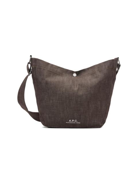 A.P.C. Brown Journal Satchel