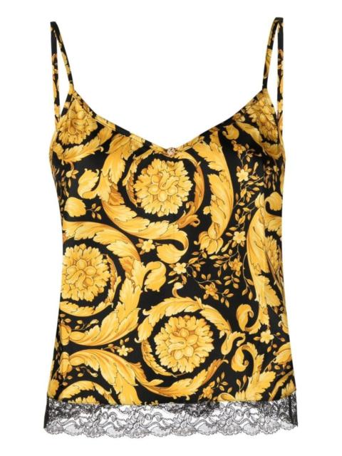 VERSACE Barocco-print silk camisole