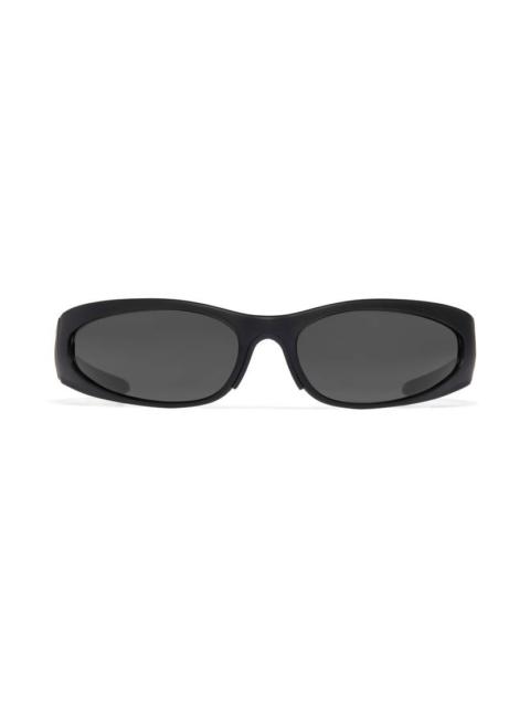 BALENCIAGA Reverse Xpander 2.0 Rectangle Sunglasses in Black | REVERSIBLE