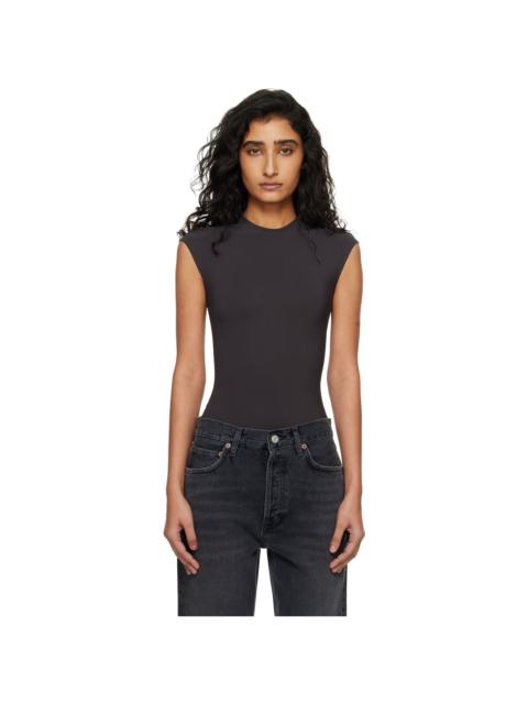 AGOLDE Brown Agata Bodysuit