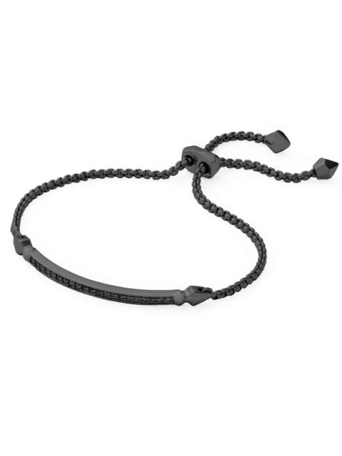 KENDRA SCOTT Ott Adjustable Chain Bracelet in Gunmetal