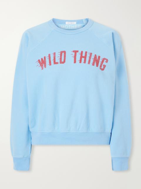 MOTHER The Concert Printed Cotton-jersey Sweatshirt
