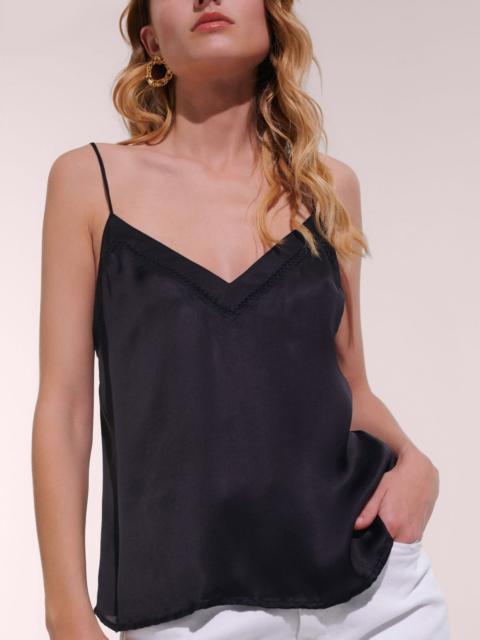 Poupette St Barth Singlet Laurie - Black
