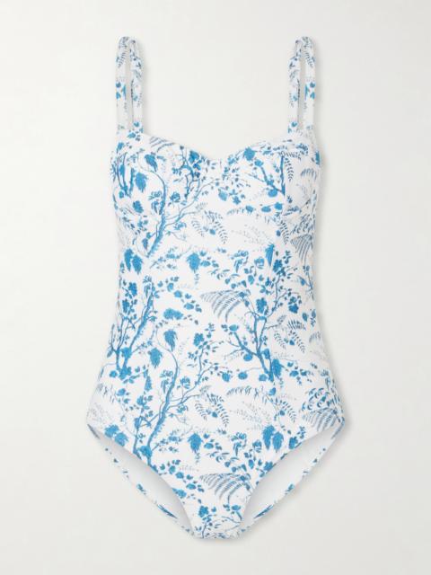 Erdem Floral-print Swimsuit