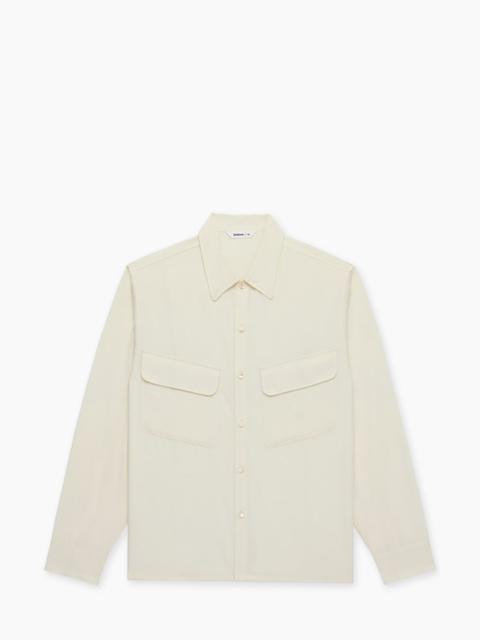 3sixteen 3SIXTEEN WESTERN OVERSHIRT ECRU