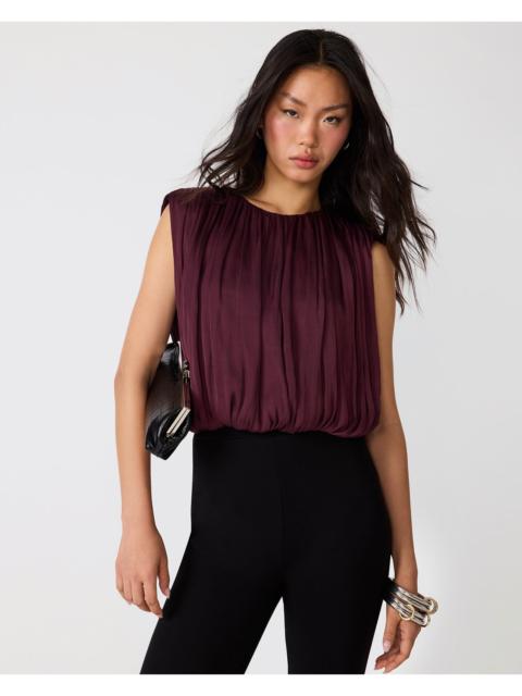 STEVE MADDEN MILANA TOP PURPLE WINE