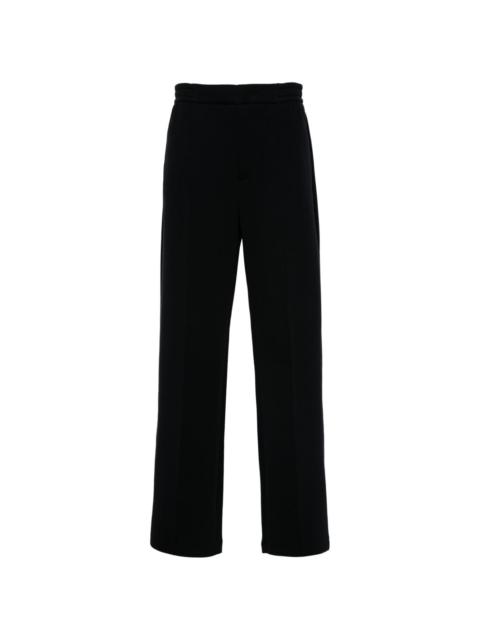 raised-seam jersey track pants