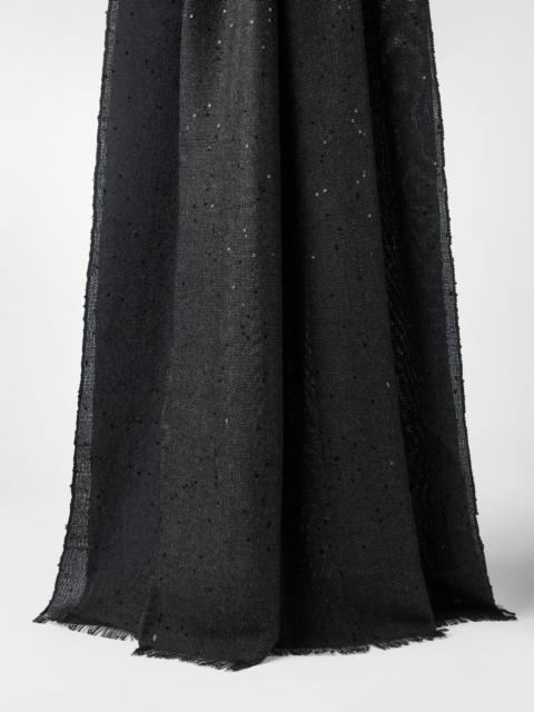 Brunello Cucinelli Cashmere and silk Diamond yarn scarf