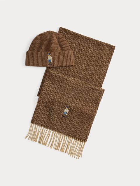 Polo Ralph Lauren Polo Bear Wool Beanie & Scarf Gift Set