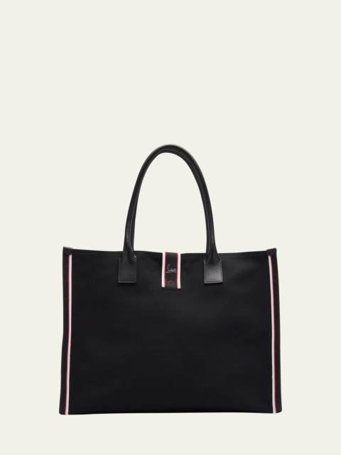 Christian Louboutin Men's Nastroloubi FAV XL Canvas Tote Bag