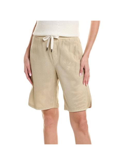 Brunello Cucinelli Brunello Cucinelli Leather Short