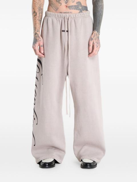 ESSENTIALS logo-print track pants