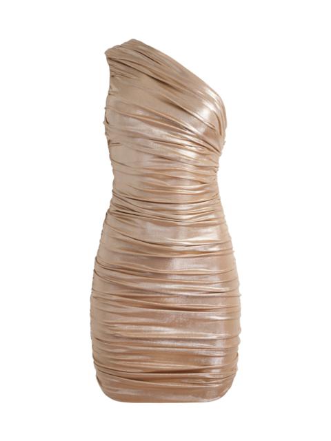 Alice + Olivia JEANE DRAPED MINI DRESS