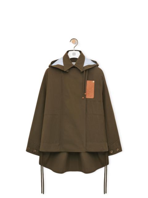 Loewe Hooded parka in cotton