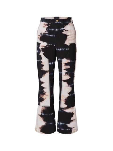 Louis Vuitton Tie-Dye Carpenter Bell Bottom Denim