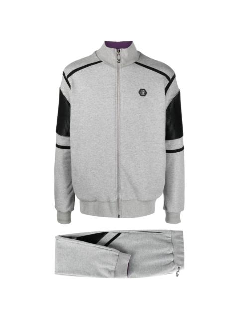 Constructed cotton tracksuit (set of two)