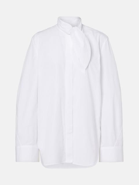 Givenchy Tie-neck cotton shirt