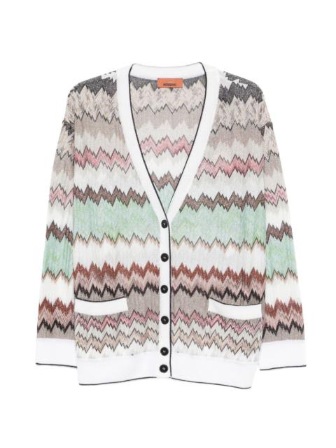 Missoni chevron pocket cardigan