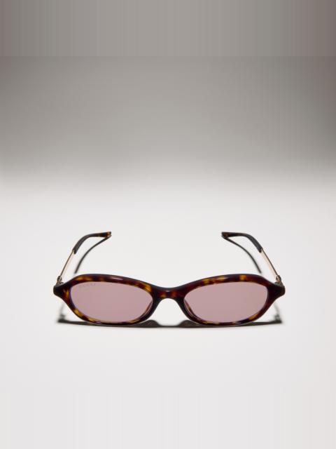 GUCCI GG2212S Oval-frame sunglasses