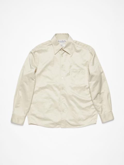 Nylon overshirt - Ivory white