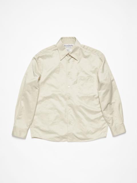 Acne Studios Nylon overshirt - Ivory white