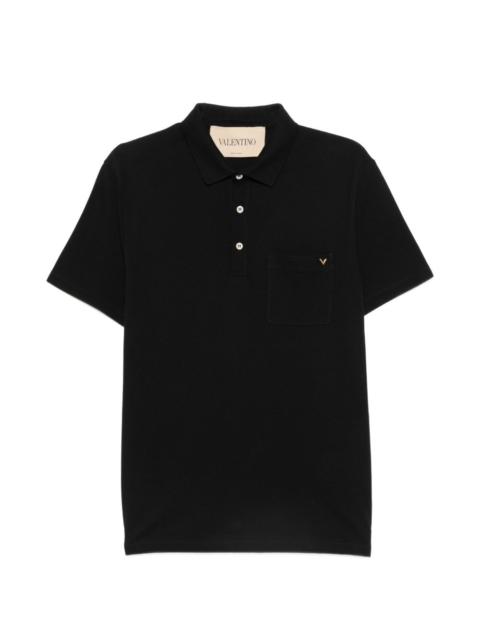 Valentino VLogo chest-pocket polo shirt