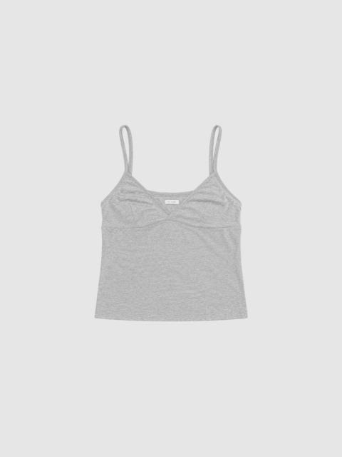 ST. AGNI Pointelle Cami - Grey Marle