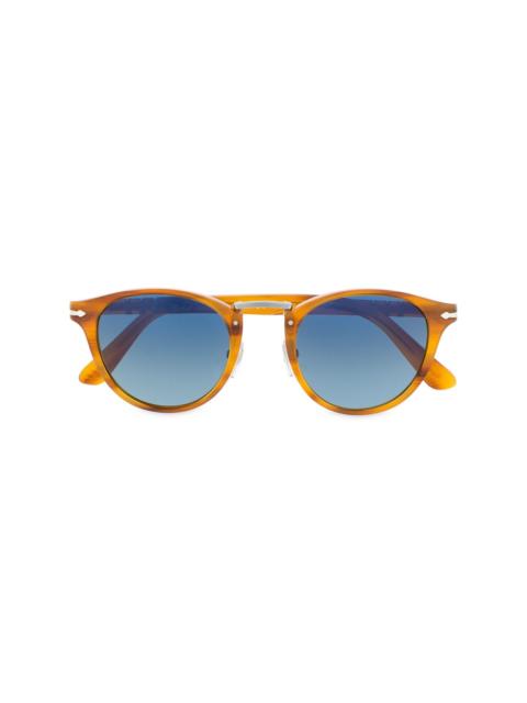 Persol polarised round sunglasses